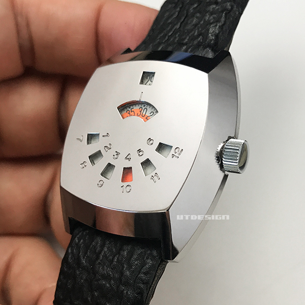 シクラ SICURA 手巻き アンティーク メカデジ腕時計(アナログ 