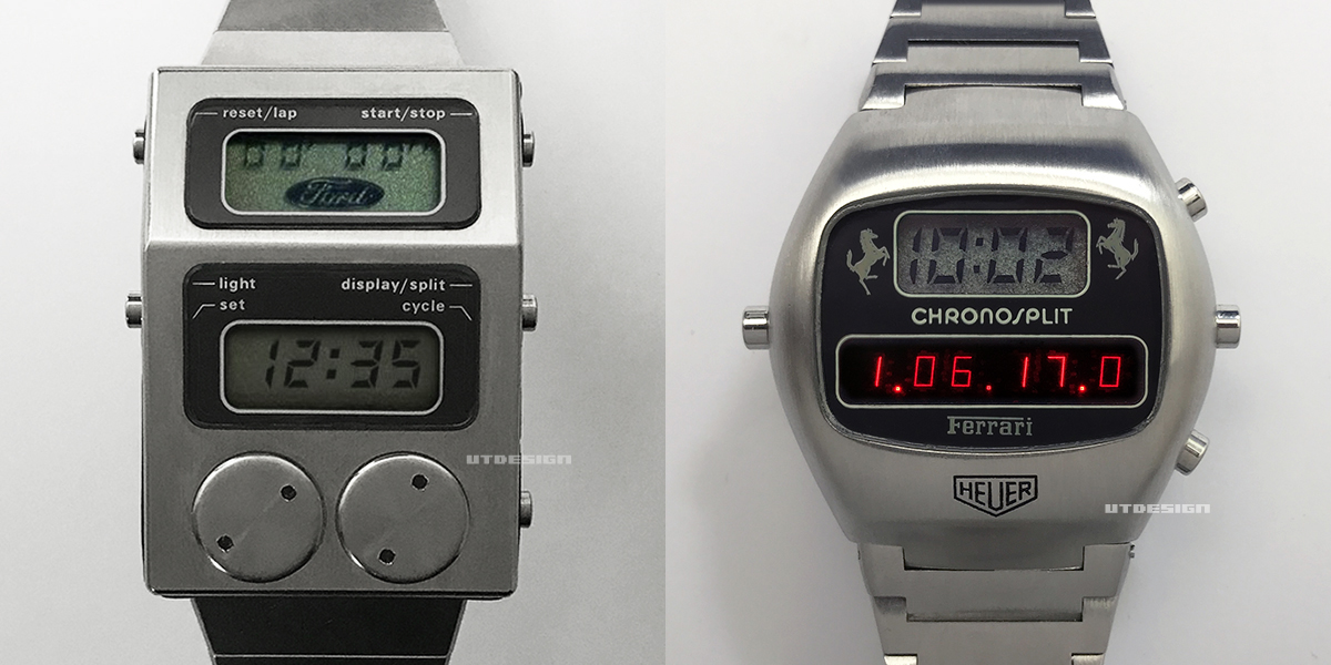 80年代★香港製★当時物 FERRARI フェラーリ クォーツ デジタル 腕時計
