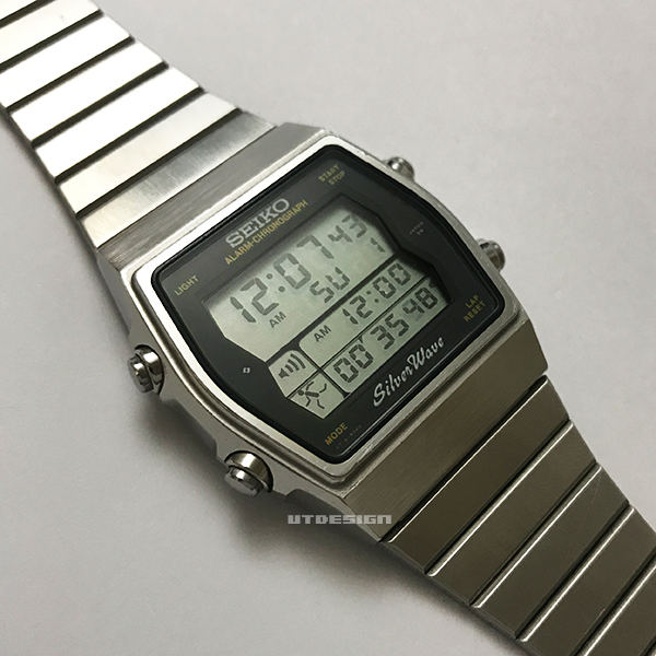 セイコー SEIKO シルバーウェーブ 80年代 メンズ 腕時計 デジタル 