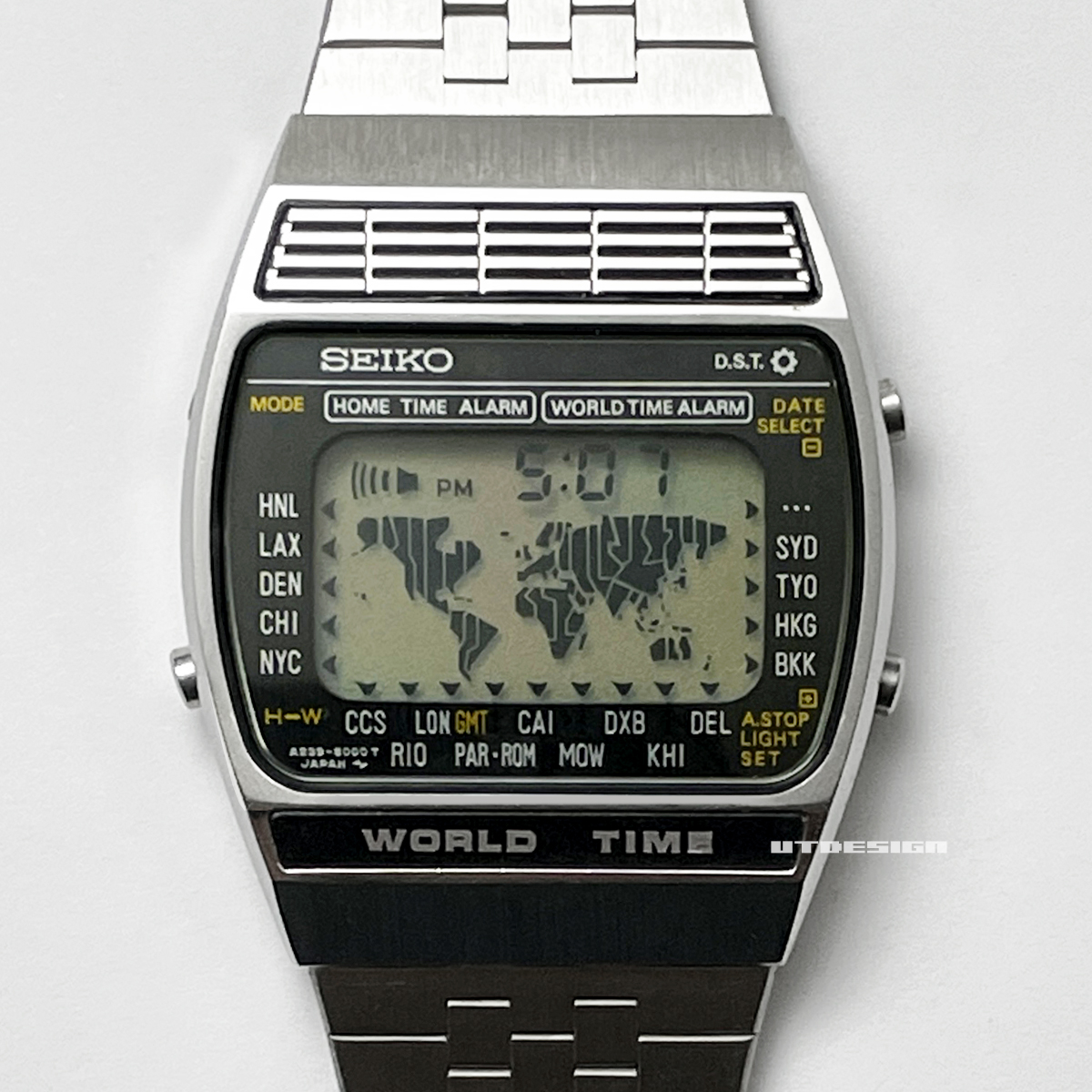 SEIKO WORLDTIME　セイコー アトラス ワールドタイム　A239